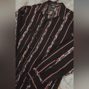 Vintage Wrangler long sleeve pearl snap